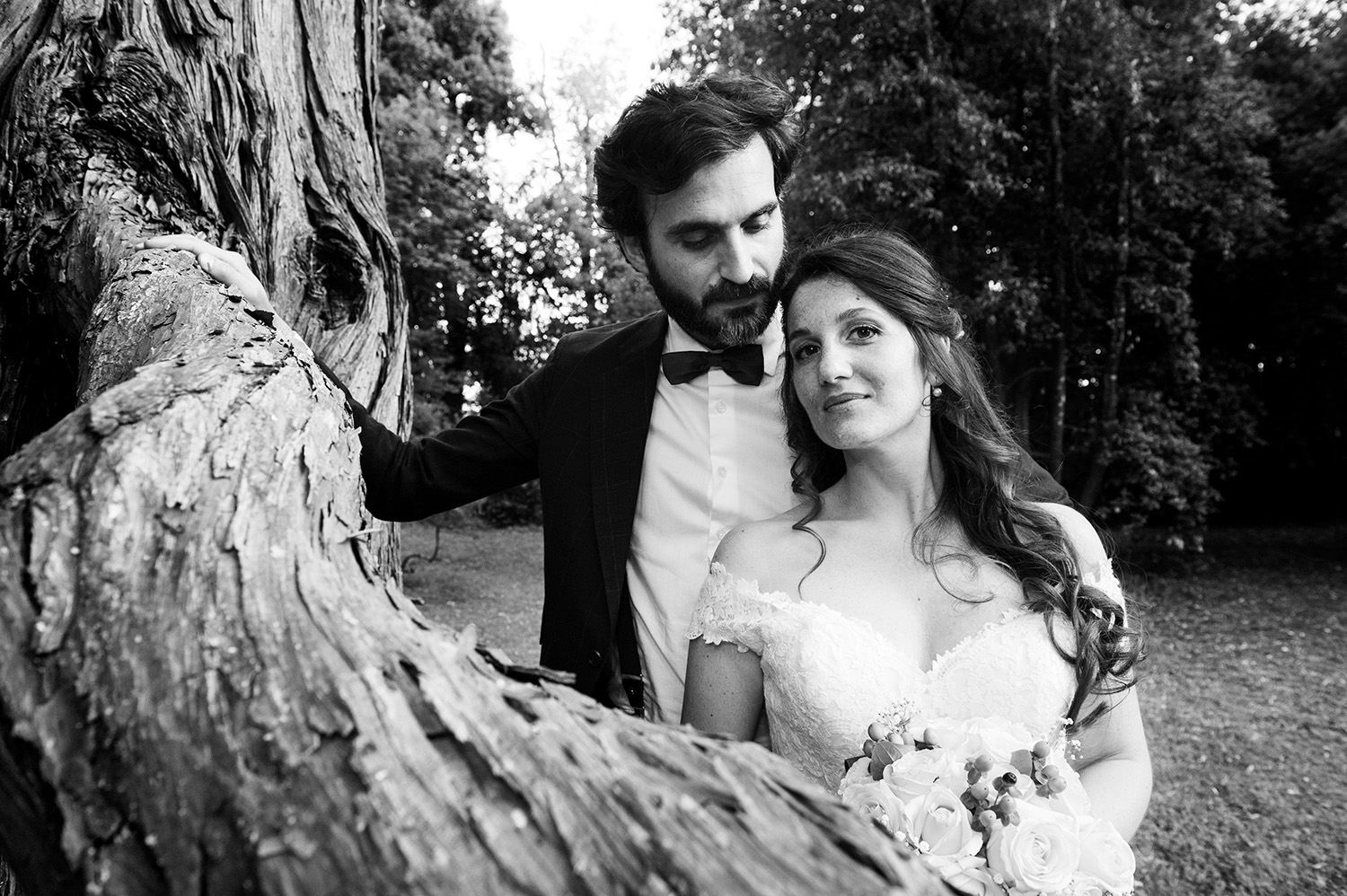 Wedding portrait of Julia and Mohammed © Bram Penninckx